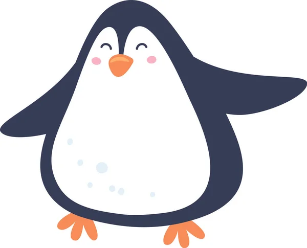 Пінгвін Арктика Тварин Векторні Ілюстрації — стоковий вектор