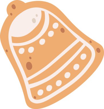 Zencefilli kurabiye Kurabiye Vektör İllüstrasyonu