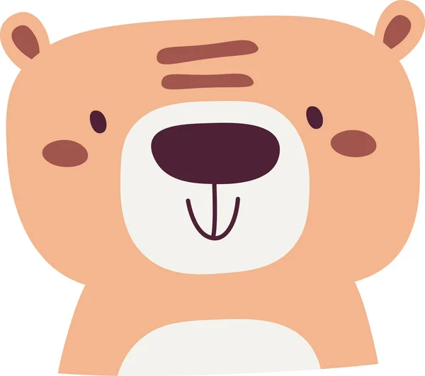 Ведмідь Тварин Портрет Векторні Ілюстрації — стоковий вектор