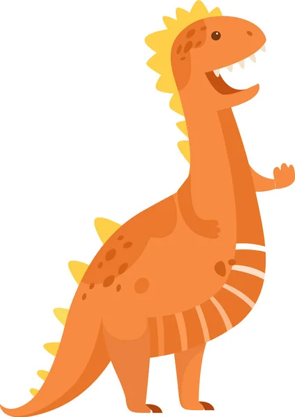 Skrik Dinosaurie Djur Vektor Illustration — Stock vektor