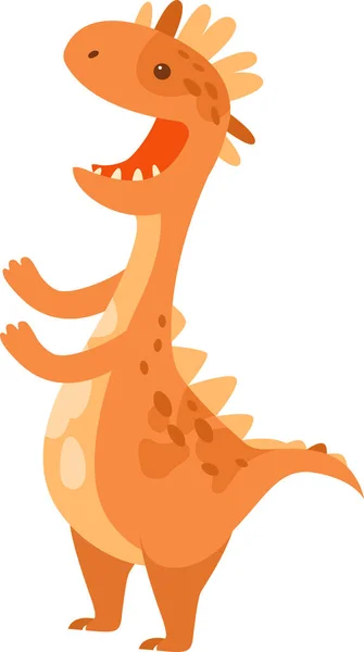 Gritos Dinosaurio Animal Vector Illustration — Archivo Imágenes Vectoriales