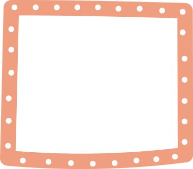 Soyut Kare Çerçeve Vektörü İllüstrasyonu