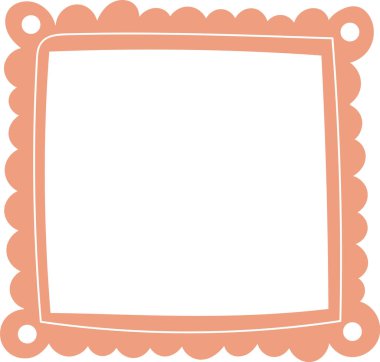 Soyut Kare Çerçeve Vektörü İllüstrasyonu