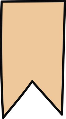 Bayrak Simgesi Vektör İllüstrasyonu