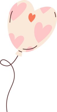 Kalpli Balon Vektör İllüstrasyonu