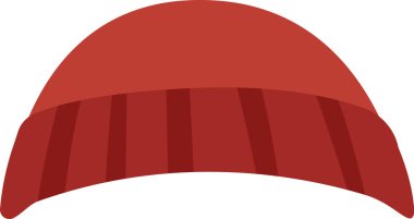 Kış Pamuk Şapka Vektör İllüstrasyonu