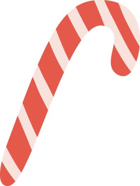 Noel Şeker Kamışı Vektör İllüstrasyonu