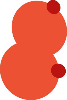 Meyve Simgesi Vektör İllüstrasyonu