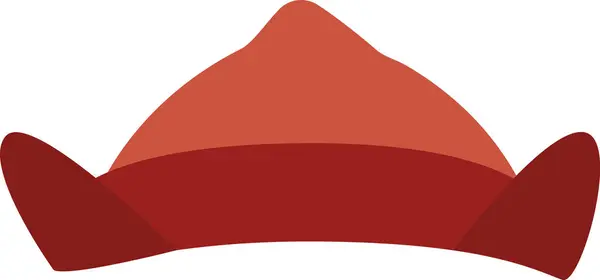 Kış Pamuk Şapka Vektör Llüstrasyonu — Stok Vektör