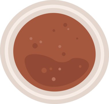 Kurabiyeli Tabak Hamur Vektörü İllüstrasyonu