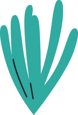 Kozalaklı Ağaç Dalları Vektör İllüstrasyonu