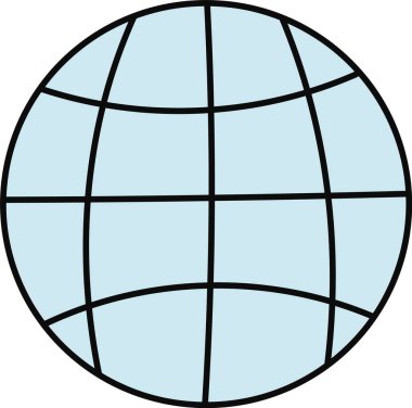 İnternet Simgesi Vektör İllüstrasyonu