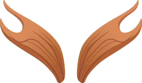 Animal Horns Icon Vector Illustration — Stockvektor
