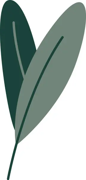 Olivlöv Ikonen Vektor Illustration — Stock vektor