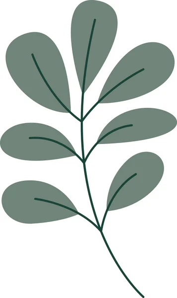 Υποκατάστημα Φύλλα Διανυσματικά Εικονογράφηση — Διανυσματικό Αρχείο