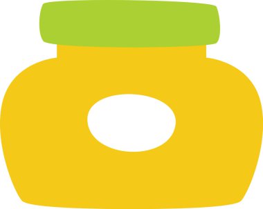 Cam Depolama Şişe Vektörü İllüstrasyonu