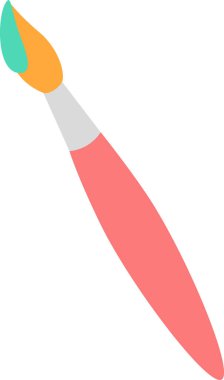 Boyacı Fırça Simgesi Vektör İllüstrasyonu