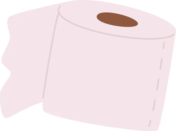 Tuvalet Kağıdı Rulo Vektör Çizim — Stok Vektör