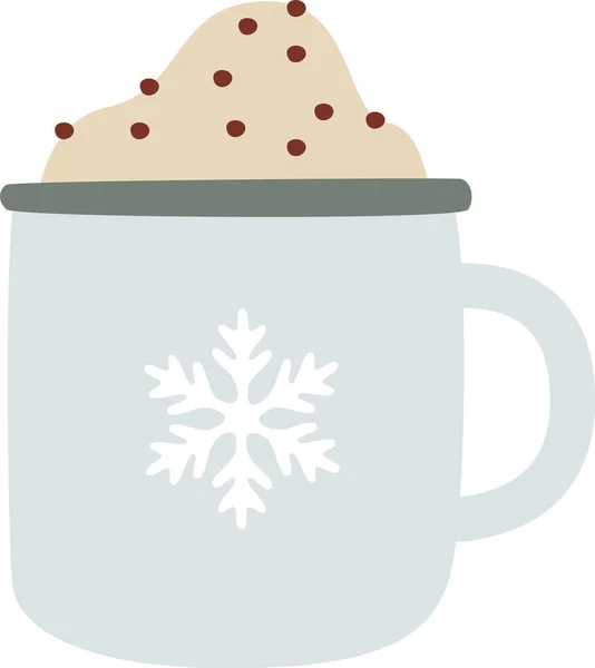 Cup Hot Drink Vector Illustration — Stock Vector
