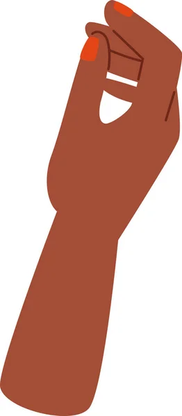 Human Women Hand Vector Illustration — Stockový vektor