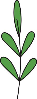 Şube Simgesi Vektör İllüstrasyonunu Bırakır