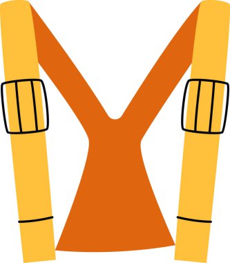 Pantolon Vektörü İllüstrasyonu İçin Askılar