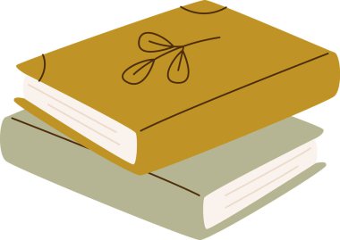 kitap yığını vektör illüstrasyonu