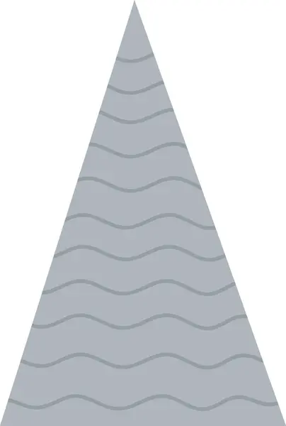 Abstrato Mão Desenhado Montanha Vector Ilustração — Vetor de Stock