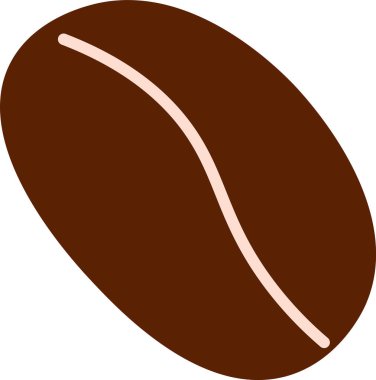 kahve çekirdeği ikonu vektör illüstrasyonu