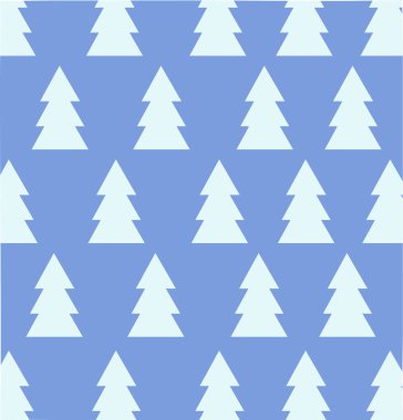 Noel Ağaçları Arkaplan Vektörü İllüstrasyonu