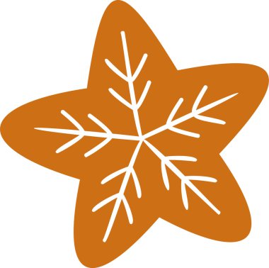 Zencefilli Kurabiye Vektör İllüstrasyonu