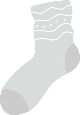 Kış Çorabı Vector İllüstrasyonu