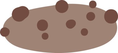 Kraker Kurabiye Simgesi Vektör İllüstrasyonu