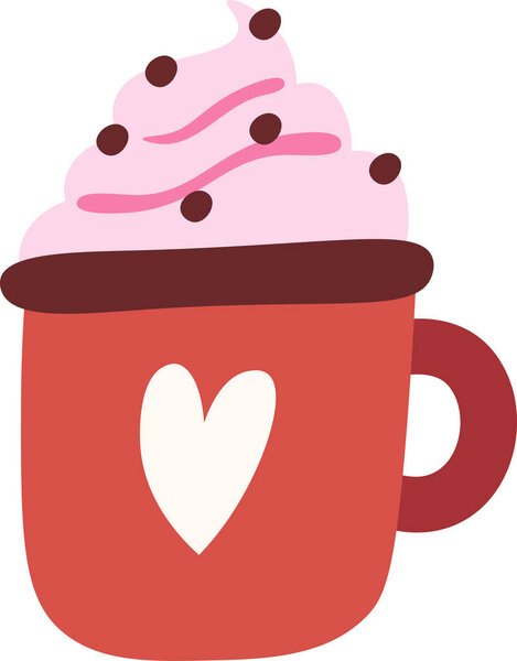 Кружка с кремовым напитком