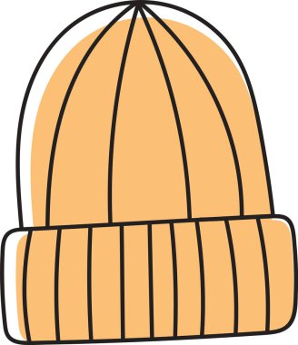 Kış Şapkası Vektör Çizimi