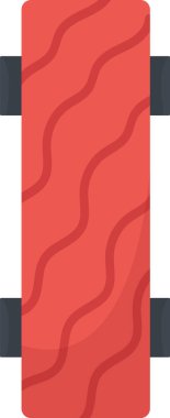 Kaykay Araç Simgesi Vektör İllüstrasyonu