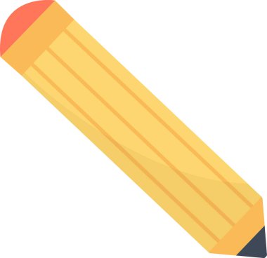 Kalem Ofisi Malzemeleri Vektör İllüstrasyonu