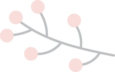 Böğürtlen Vektörü İllüstrasyonlu Şube