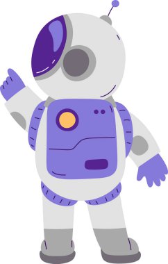Kostüm Vektörü Resimlerinde Astronot Gösteriliyor