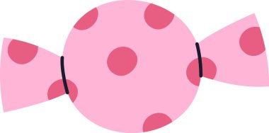 Şeker Tatlı Simgesi Vektör İllüstrasyonu