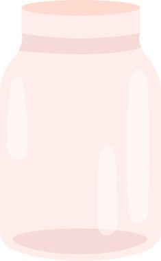 cam kavanoz ikon vektör illüstrasyonu