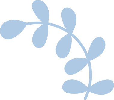 Şube yaprakları vektör çizim ile