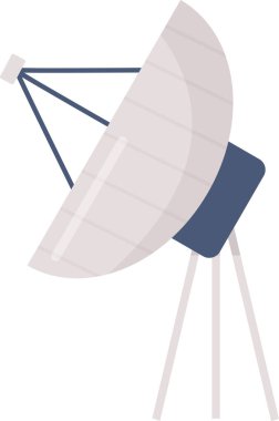 Astronomik Uydu Aygıtı Vektör İllüstrasyonu