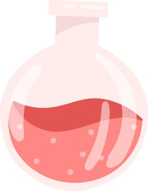 Sıvı Vektör İllüstrasyonlu Cam Kavanoz