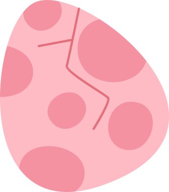 Çatlak Yumurta Simgesi Vektör İllüstrasyonu