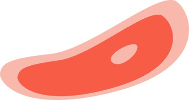 Et Kazığı Besin Vektörü İllüstrasyonu