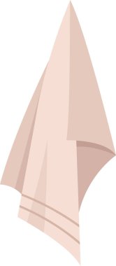 Banyo Havlusu Asma Vektörü İllüstrasyonu