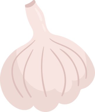 Sarımsaklı Sebze Simgesi İllüstrasyonu