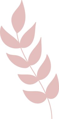 Şube yaprakları vektör çizim ile