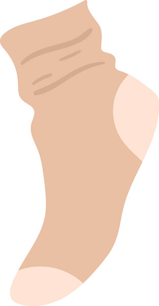 Sock Clothes Icon Vector Illustration